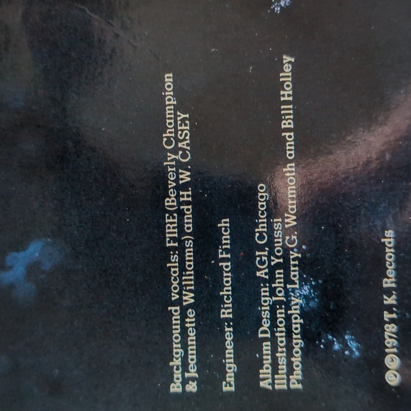 Vintage KC AND THE SUNSHINE BAND WHO DO YA LOVE Vinyl LP record album - Picture 10 of 10